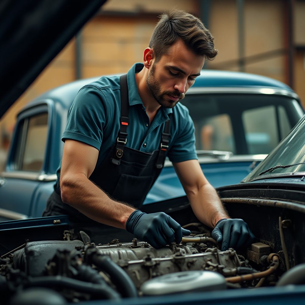 Reparación mecánica profesional de motor